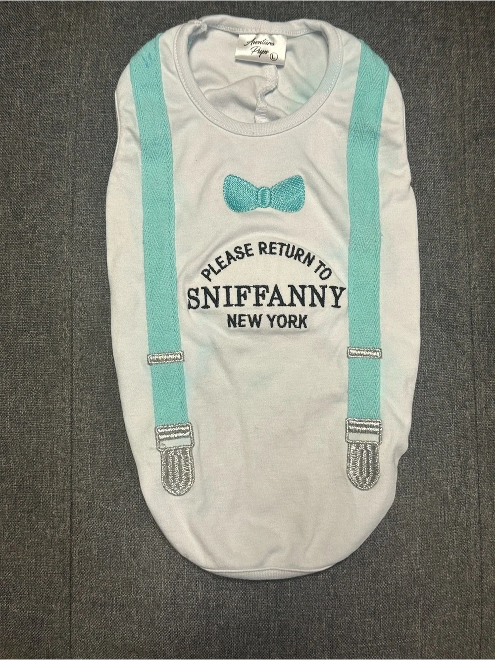 Please Return to Sniffanny New York Suspender Shirt